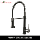 Torneira Gourmet Cozinha Monocomando Luxo Inox Escovado